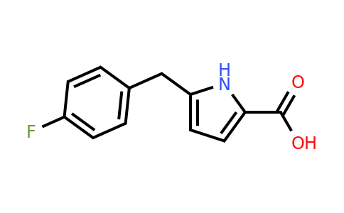 CAS 1706446-23-2 | 5-(4-Fluorobenzyl)-1H-pyrrole-2-carboxylic acid