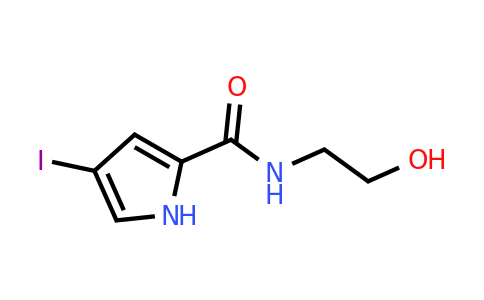 CAS 1706446-35-6 | N-(2-Hydroxyethyl)-4-iodo-1H-pyrrole-2-carboxamide