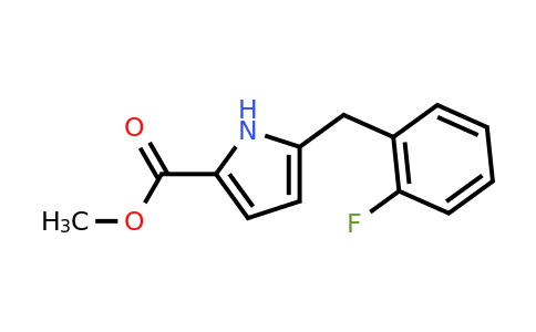 CAS 1706446-53-8 | Methyl 5-(2-fluorobenzyl)-1H-pyrrole-2-carboxylate