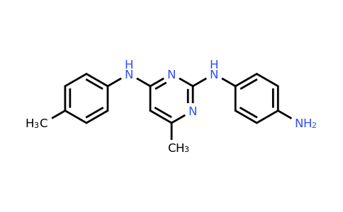 N2-(4-Aminophenyl)-6-methyl-N4-(p-tolyl)pyrimidine-2,4-diamine