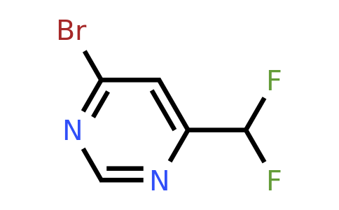 CAS 1706448-11-4 | 4-Bromo-6-(difluoromethyl)pyrimidine
