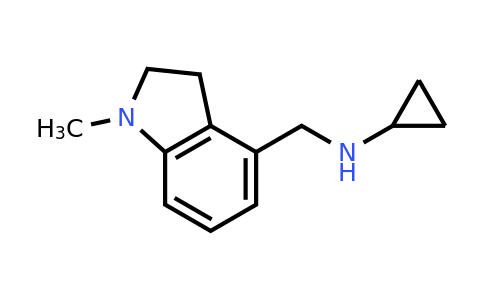 CAS 1706448-33-0 | N-((1-Methylindolin-4-yl)methyl)cyclopropanamine