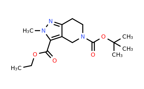 CAS 1706449-45-7 | 5-Boc-2-methyl-2,4,6,7-tetrahydro-pyrazolo[4,3-c]pyridine-3-carboxylic acid ethyl ester