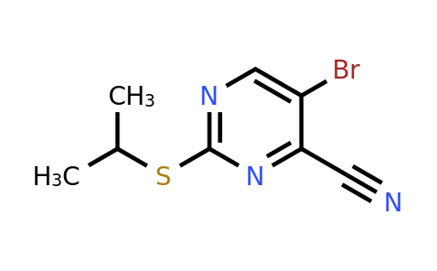 CAS 1706451-74-2 | 5-Bromo-2-(isopropylthio)pyrimidine-4-carbonitrile
