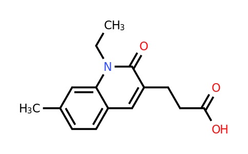 CAS 1706451-82-2 | 3-(1-Ethyl-7-methyl-2-oxo-1,2-dihydroquinolin-3-yl)propanoic acid