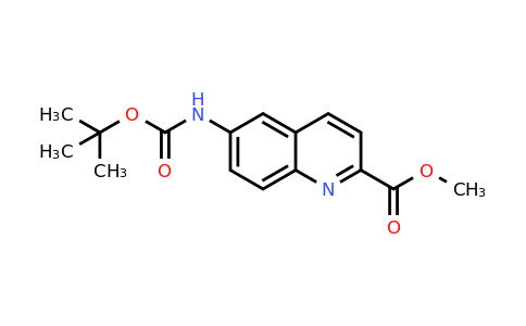 CAS 1706452-41-6 | Methyl 6-((tert-butoxycarbonyl)amino)quinoline-2-carboxylate