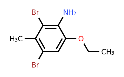 CAS 1706453-46-4 | 2,4-Dibromo-6-ethoxy-3-methylaniline