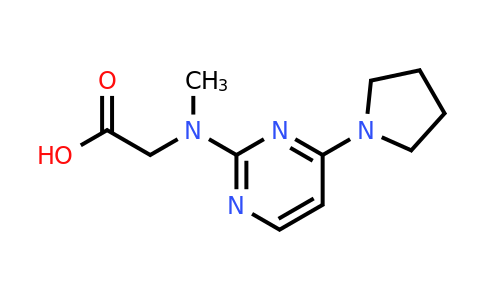 CAS 1706454-46-7 | 2-(Methyl(4-(pyrrolidin-1-yl)pyrimidin-2-yl)amino)acetic acid