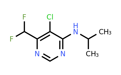 CAS 1706454-51-4 | 5-Chloro-6-(difluoromethyl)-N-isopropylpyrimidin-4-amine