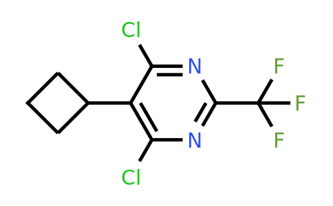 CAS 1706455-38-0 | 4,6-Dichloro-5-cyclobutyl-2-(trifluoromethyl)pyrimidine