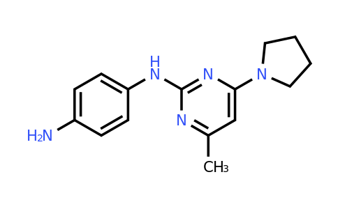 CAS 1706457-04-6 | N1-(4-Methyl-6-(pyrrolidin-1-yl)pyrimidin-2-yl)benzene-1,4-diamine