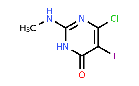 CAS 1706458-32-3 | 6-Chloro-5-iodo-2-(methylamino)pyrimidin-4(3H)-one