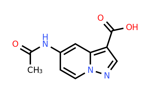 CAS 1706460-51-6 | 5-acetamidopyrazolo[1,5-a]pyridine-3-carboxylic acid