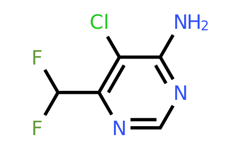 CAS 1706461-32-6 | 5-Chloro-6-(difluoromethyl)pyrimidin-4-amine