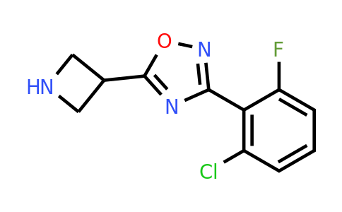 CAS 1706462-19-2 | 5-(Azetidin-3-yl)-3-(2-chloro-6-fluorophenyl)-1,2,4-oxadiazole