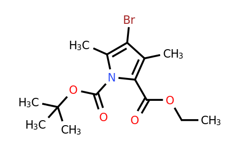 CAS 1706463-07-1 | 1-tert-Butyl 2-ethyl 4-bromo-3,5-dimethyl-1H-pyrrole-1,2-dicarboxylate