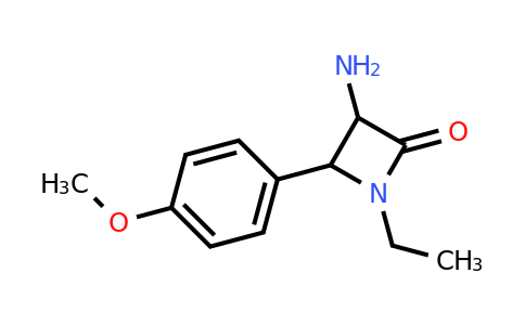 CAS 1706541-00-5 | 3-Amino-1-ethyl-4-(4-methoxyphenyl)azetidin-2-one