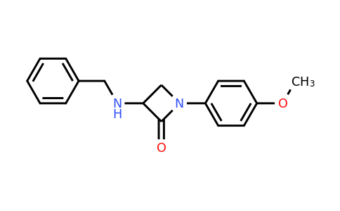 CAS 1706575-51-0 | 3-(Benzylamino)-1-(4-methoxyphenyl)azetidin-2-one