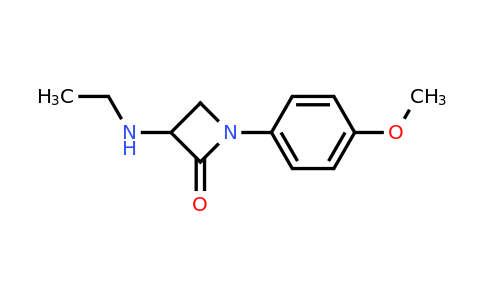 CAS 1706583-82-5 | 3-(Ethylamino)-1-(4-methoxyphenyl)azetidin-2-one