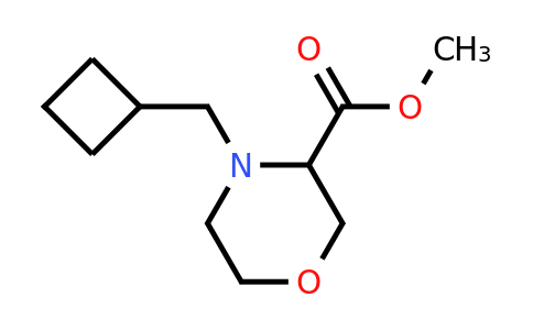 CAS 1706584-27-1 | methyl 4-(cyclobutylmethyl)morpholine-3-carboxylate