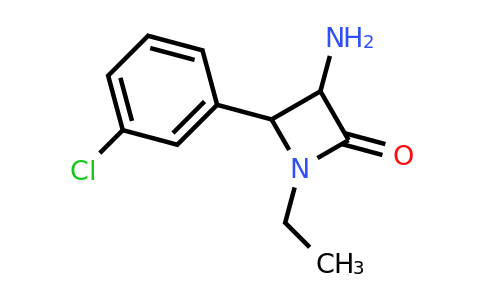 CAS 1706651-65-1 | 3-Amino-4-(3-chlorophenyl)-1-ethylazetidin-2-one