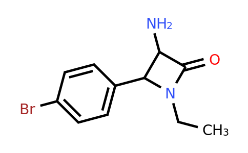 CAS 1706667-13-1 | 3-Amino-4-(4-bromophenyl)-1-ethylazetidin-2-one