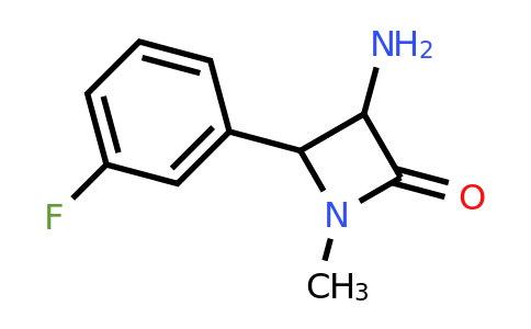 CAS 1706813-77-5 | 3-Amino-4-(3-fluorophenyl)-1-methylazetidin-2-one