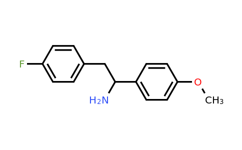 CAS 170688-03-6 | 2-(4-Fluorophenyl)-1-(4-methoxyphenyl)ethan-1-amine