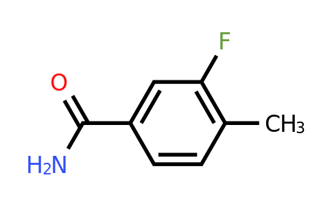CAS 170726-98-4 | 3-Fluoro-4-methylbenzamide