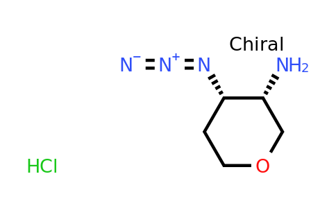 (3S,4S)-4-Azidotetrahydro-2H-pyran-3-amine hydrochloride