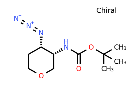 Tert-butyl ((3S,4S)-4-azidotetrahydro-2H-pyran-3-yl)carbamate
