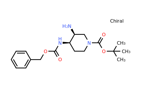 CAS 1707290-23-0 | tert-butyl (3S,4R)-3-amino-4-{[(benzyloxy)carbonyl]amino}piperidine-1-carboxylate