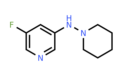 CAS 1707358-02-8 | 5-Fluoro-N-(piperidin-1-yl)pyridin-3-amine