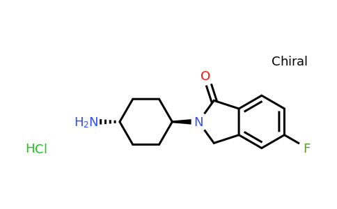 CAS 1707358-57-3 | 2-(trans-4-Aminocyclohexyl)-5-fluoroisoindolin-1-one hydrochloride