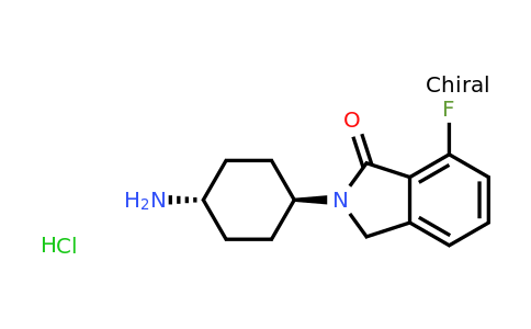 CAS 1707367-78-9 | 2-(trans-4-Aminocyclohexyl)-7-fluoroisoindolin-1-one hydrochloride