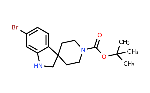 CAS 1707369-75-2 | tert-Butyl 6-bromospiro[indoline-3,4'-piperidine]-1'-carboxylate