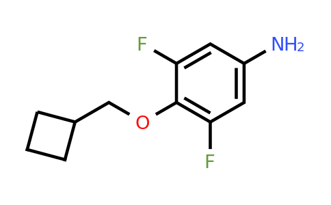 CAS 1707369-83-2 | 4-(Cyclobutylmethoxy)-3,5-difluoroaniline