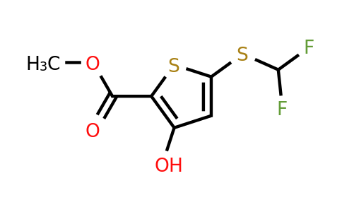 CAS 1707372-10-8 | Methyl 5-((difluoromethyl)thio)-3-hydroxythiophene-2-carboxylate