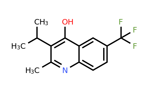 CAS 1707373-33-8 | 3-Isopropyl-2-methyl-6-(trifluoromethyl)quinolin-4-ol