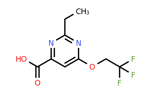 CAS 1707374-05-7 | 2-Ethyl-6-(2,2,2-trifluoroethoxy)pyrimidine-4-carboxylic acid