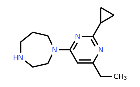 CAS 1707375-61-8 | 1-(2-Cyclopropyl-6-ethylpyrimidin-4-yl)-1,4-diazepane