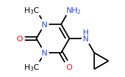 CAS 1707375-91-4 | 6-Amino-5-(cyclopropylamino)-1,3-dimethylpyrimidine-2,4(1H,3H)-dione