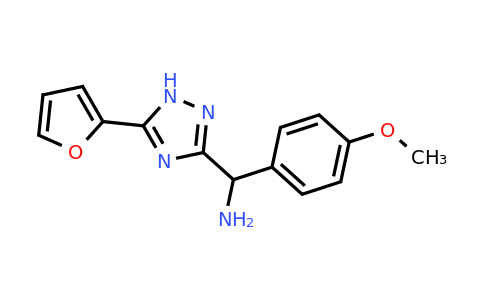 CAS 1707376-19-9 | (5-(Furan-2-yl)-1H-1,2,4-triazol-3-yl)(4-methoxyphenyl)methanamine