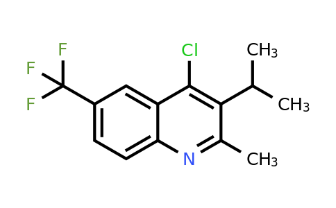CAS 1707377-50-1 | 4-Chloro-3-isopropyl-2-methyl-6-(trifluoromethyl)quinoline