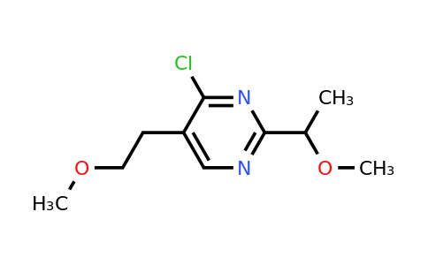 CAS 1707378-53-7 | 4-Chloro-2-(1-methoxyethyl)-5-(2-methoxyethyl)pyrimidine