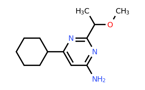 CAS 1707378-55-9 | 6-Cyclohexyl-2-(1-methoxyethyl)pyrimidin-4-amine