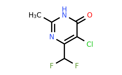 CAS 1707378-61-7 | 5-Chloro-6-(difluoromethyl)-2-methylpyrimidin-4(3H)-one