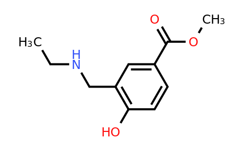 CAS 1707378-76-4 | Methyl 3-((ethylamino)methyl)-4-hydroxybenzoate