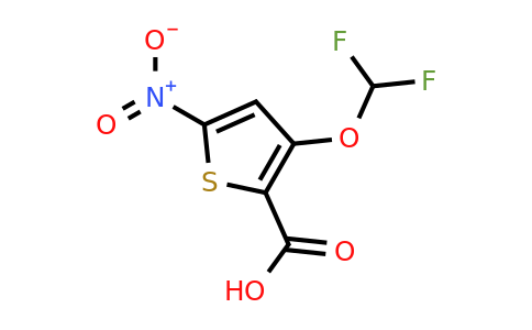 CAS 1707391-87-4 | 3-(Difluoromethoxy)-5-nitrothiophene-2-carboxylic acid