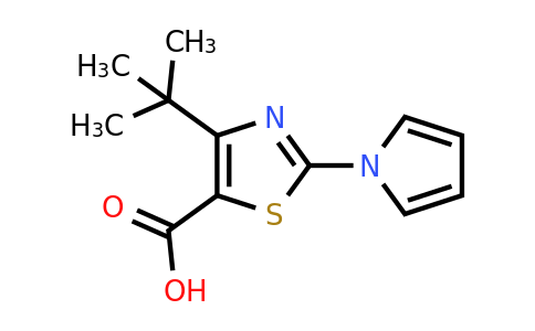 CAS 1707392-17-3 | 4-(tert-Butyl)-2-(1H-pyrrol-1-yl)thiazole-5-carboxylic acid